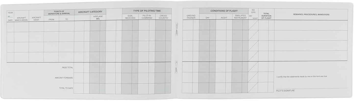 Pilot Logbook: ASA-SP-10